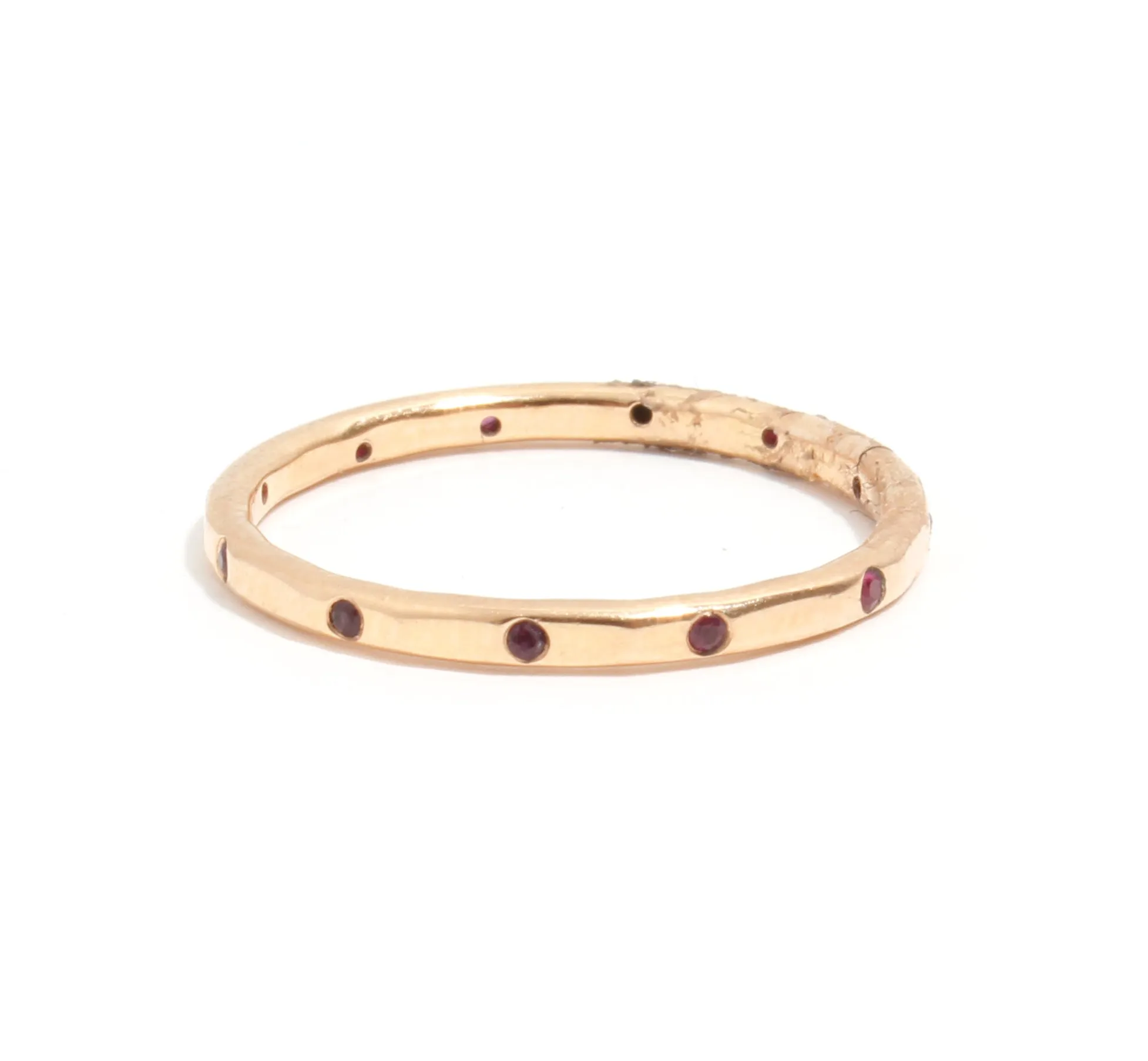 12 Ruby Band - 14k Yellow Gold