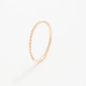 14K Gold Dainty Heart Ring