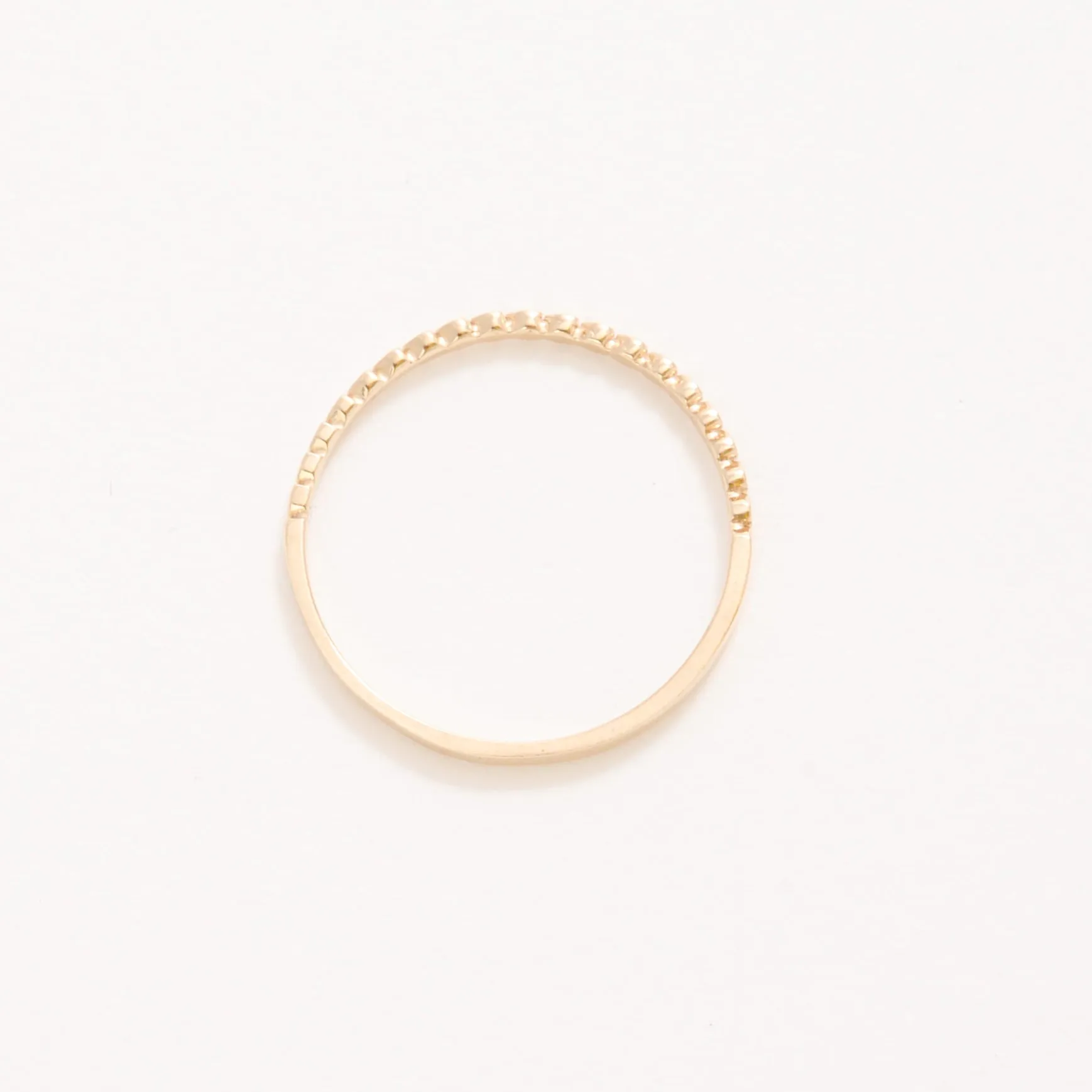 14K Gold Dainty Heart Ring