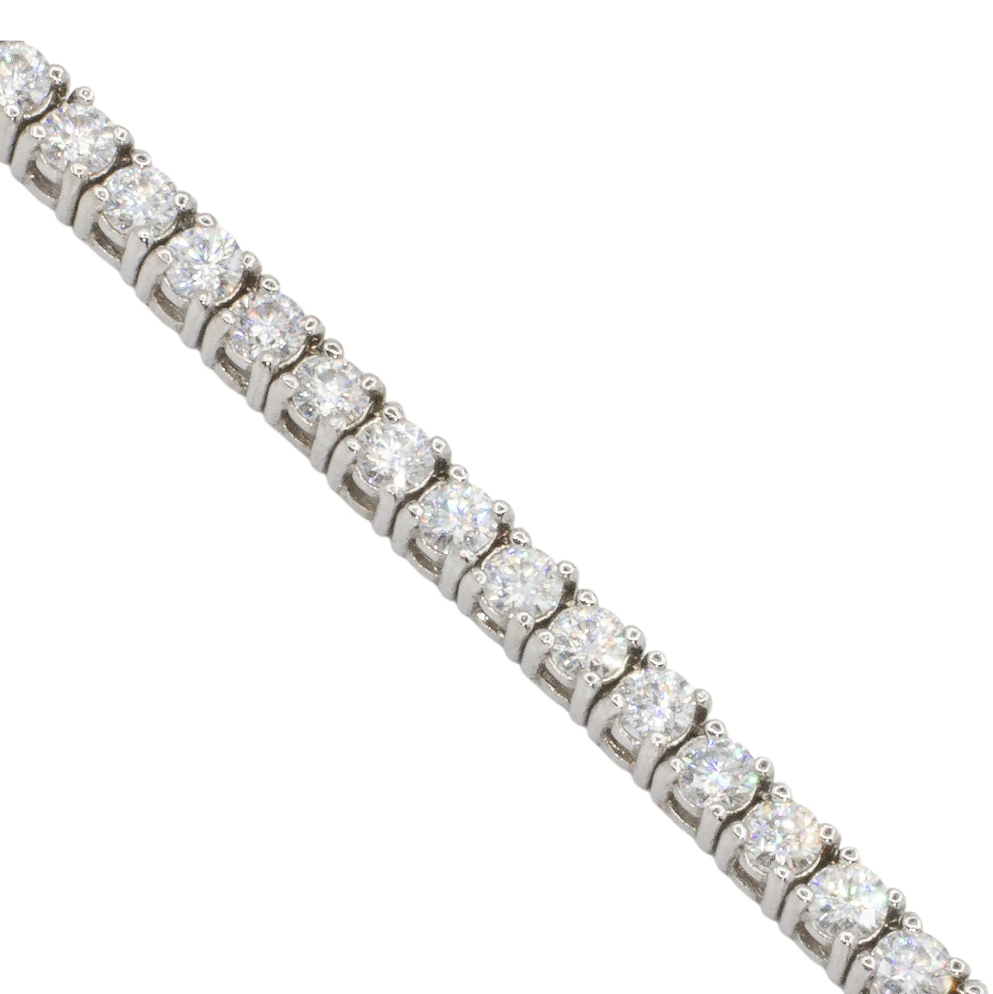 14k Gold Lab Diamond Tennis Chain 4.6 MM 41CTW