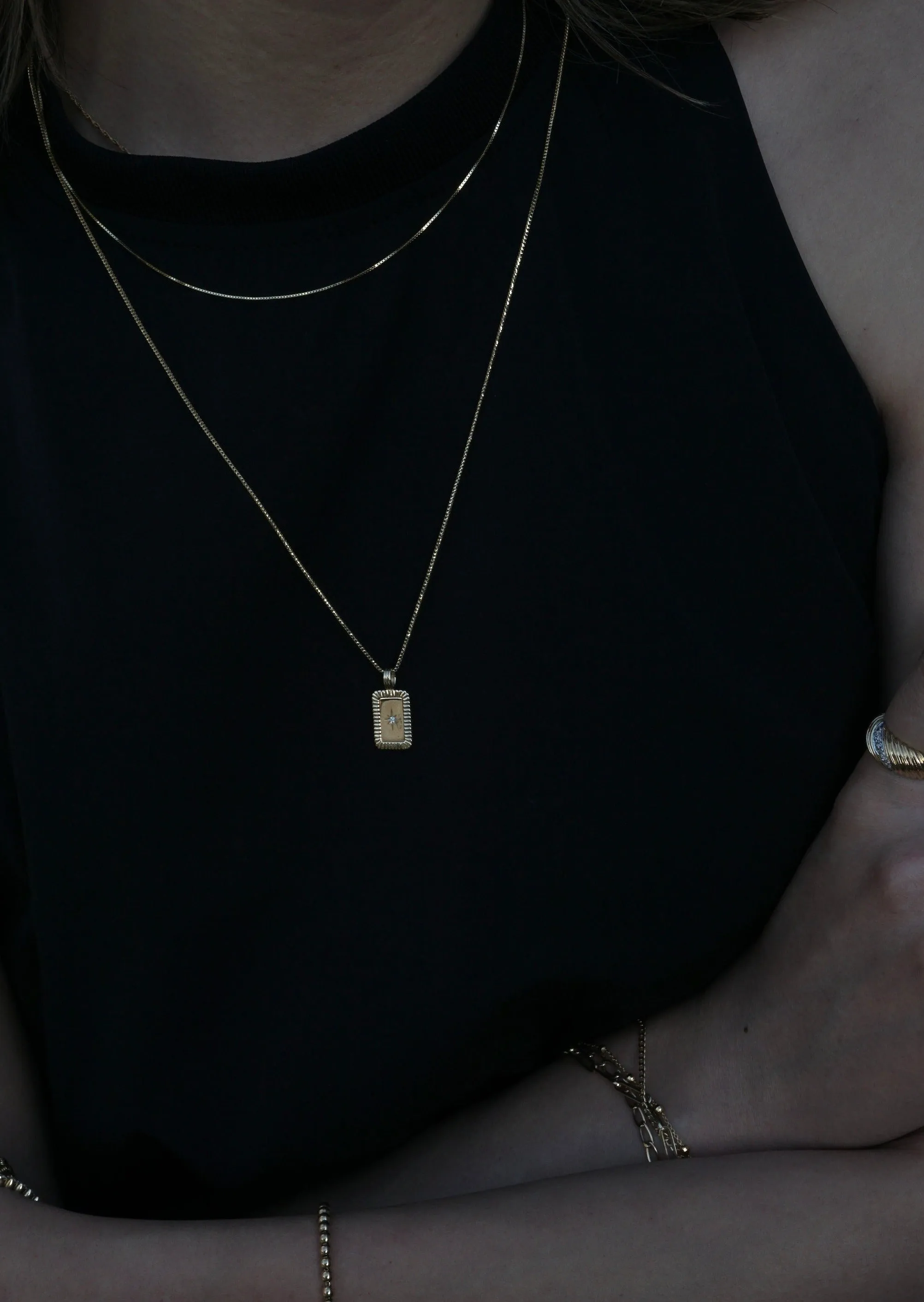 14k Gold Skinny Diamond Cut Franco Chain