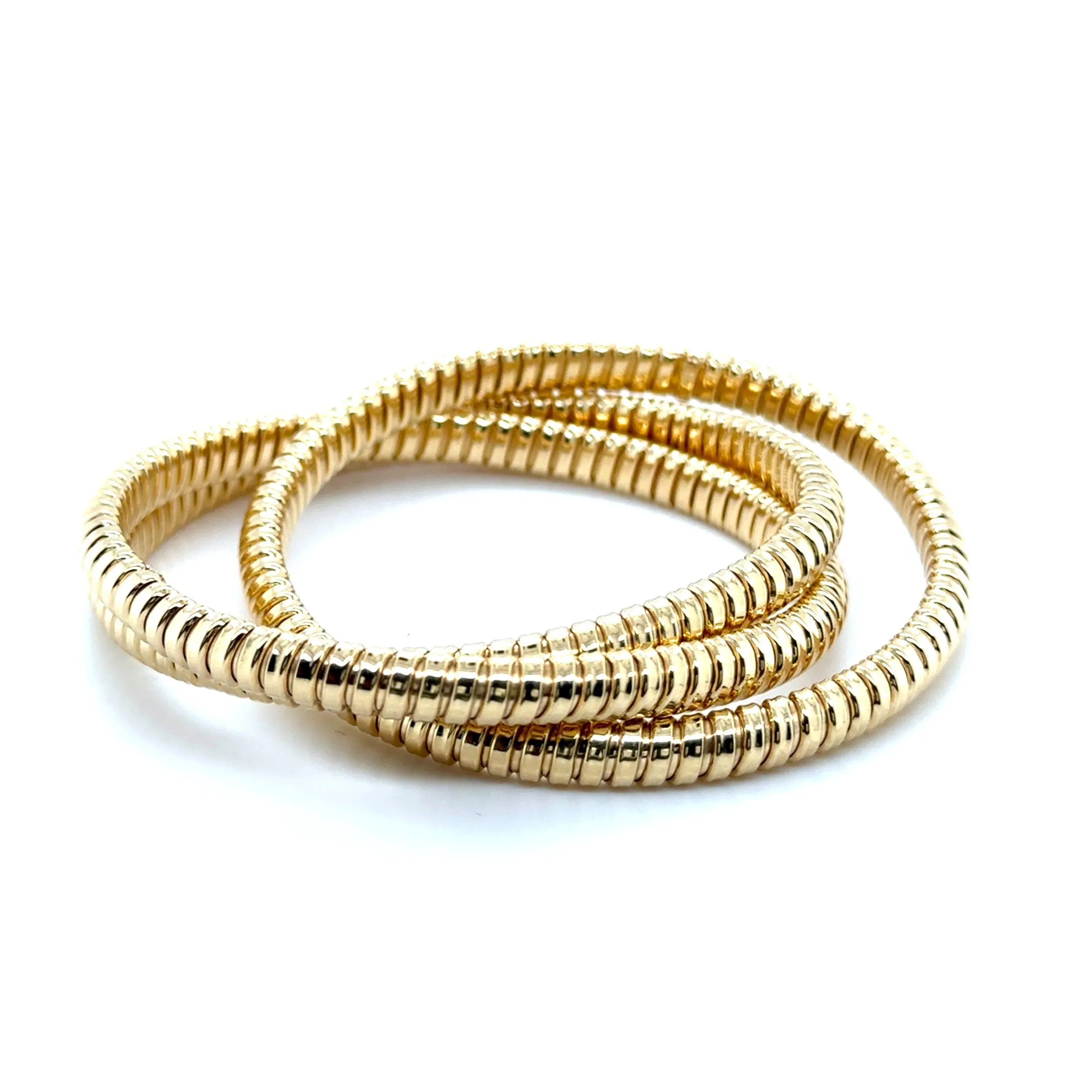14K Gold Wrapped Tubogas Bangle