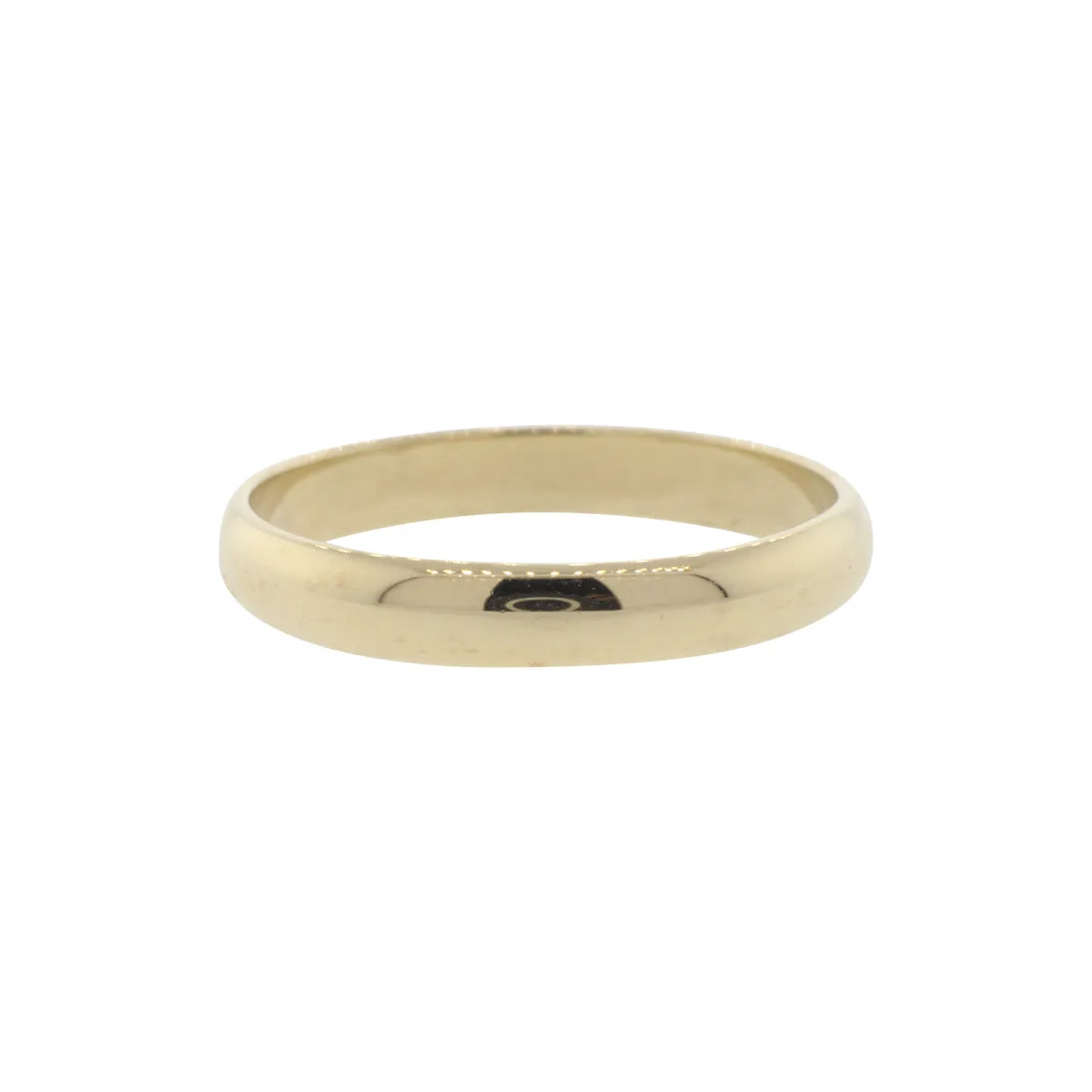 14K Yellow Gold Half-Round Band