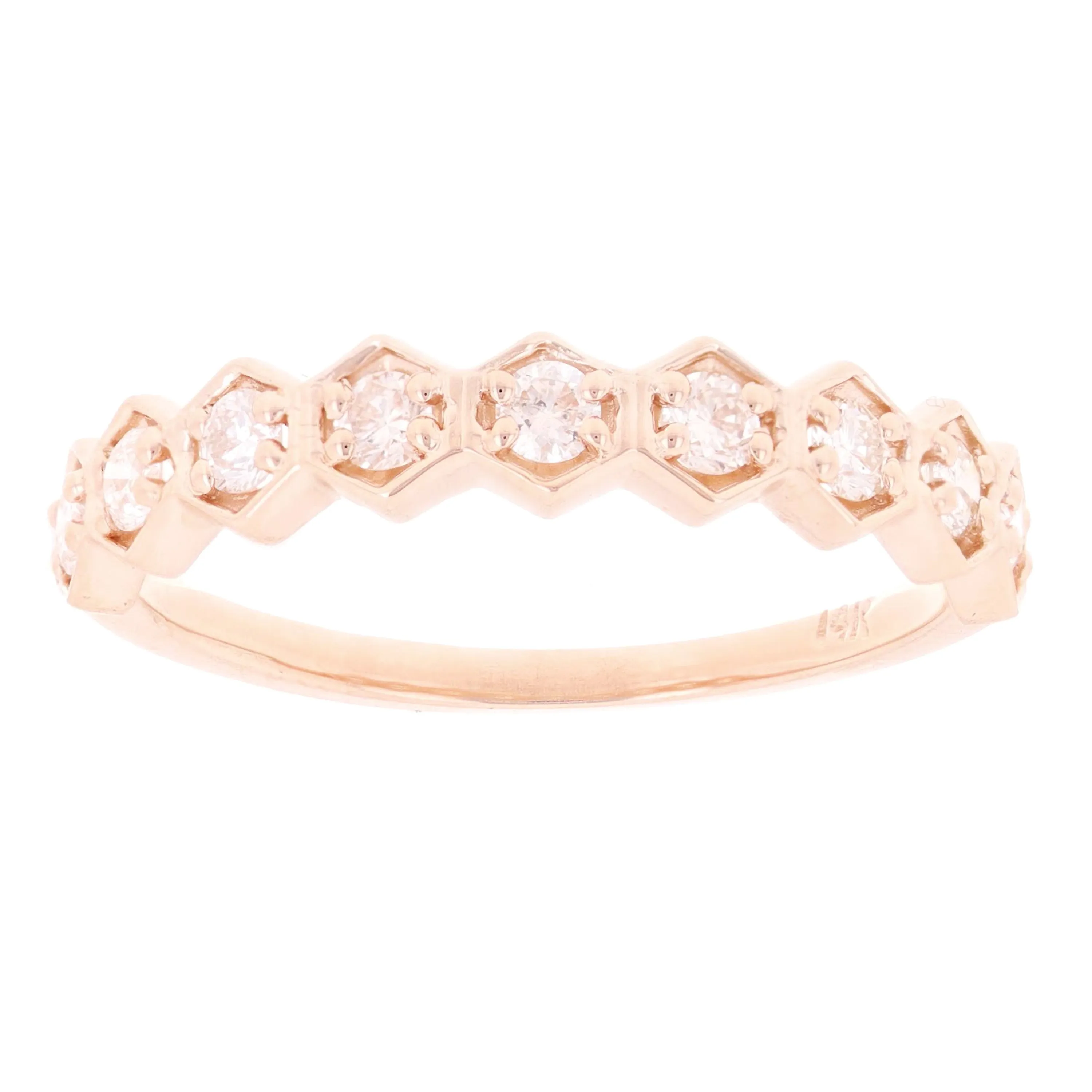 14k Yellow White or Rose Gold 1.05ctw Diamond 3-Piece Set Wedding Band Size 6.5