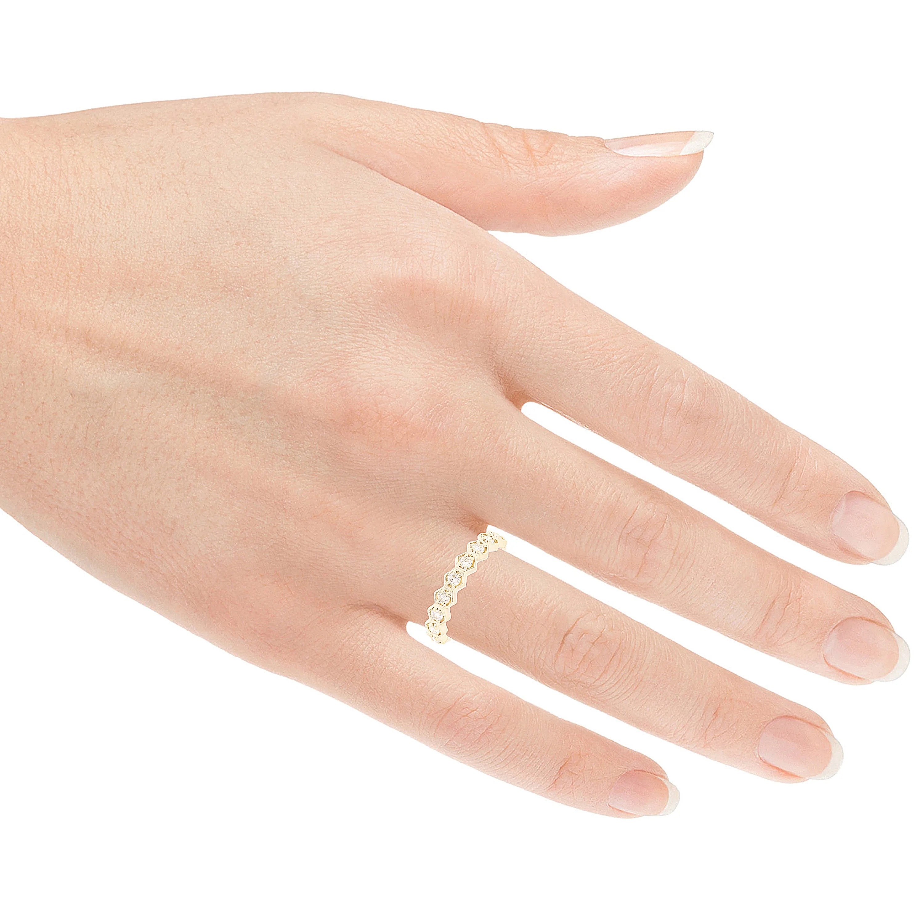 14k Yellow White or Rose Gold 1.05ctw Diamond 3-Piece Set Wedding Band Size 6.5