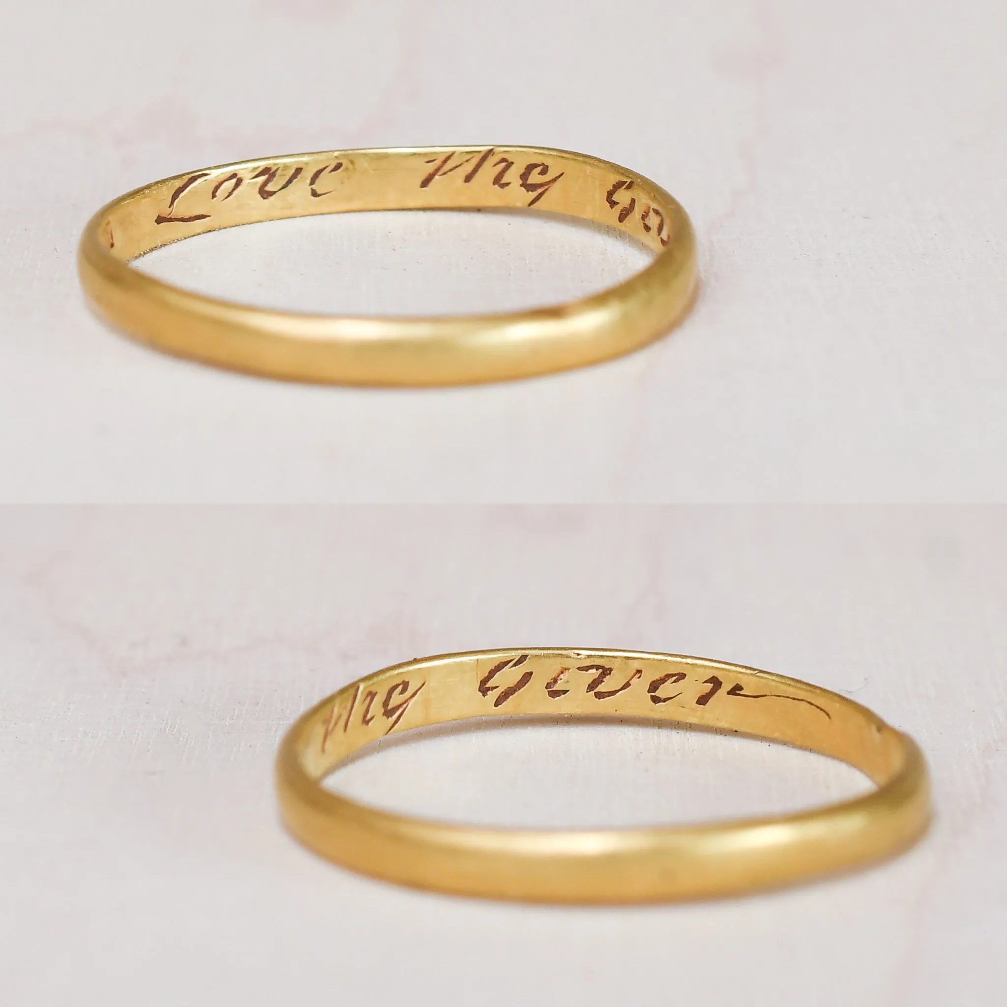 18th Century Posy Ring "Love Thy Giver"
