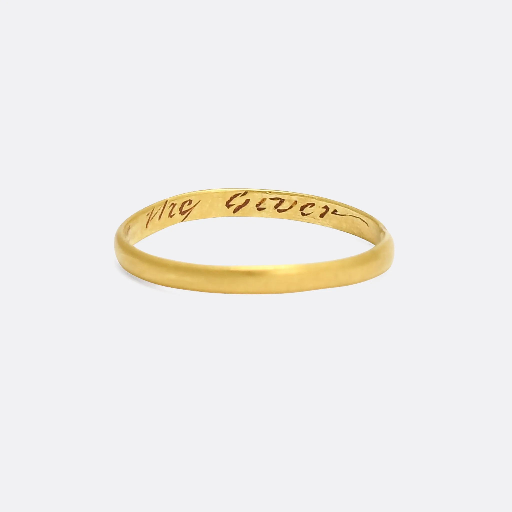 18th Century Posy Ring "Love Thy Giver"