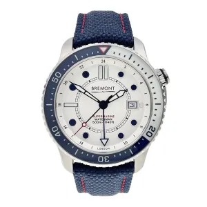 2023 Bremont Waterman Automatic 43mm White Dial Stainless Steel - Box And Papers