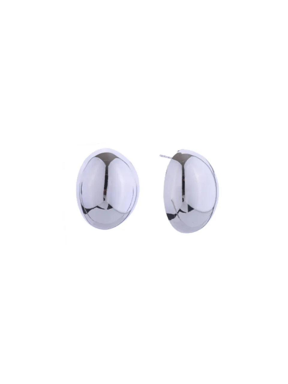27 Small Oval Dome Stud Earrings