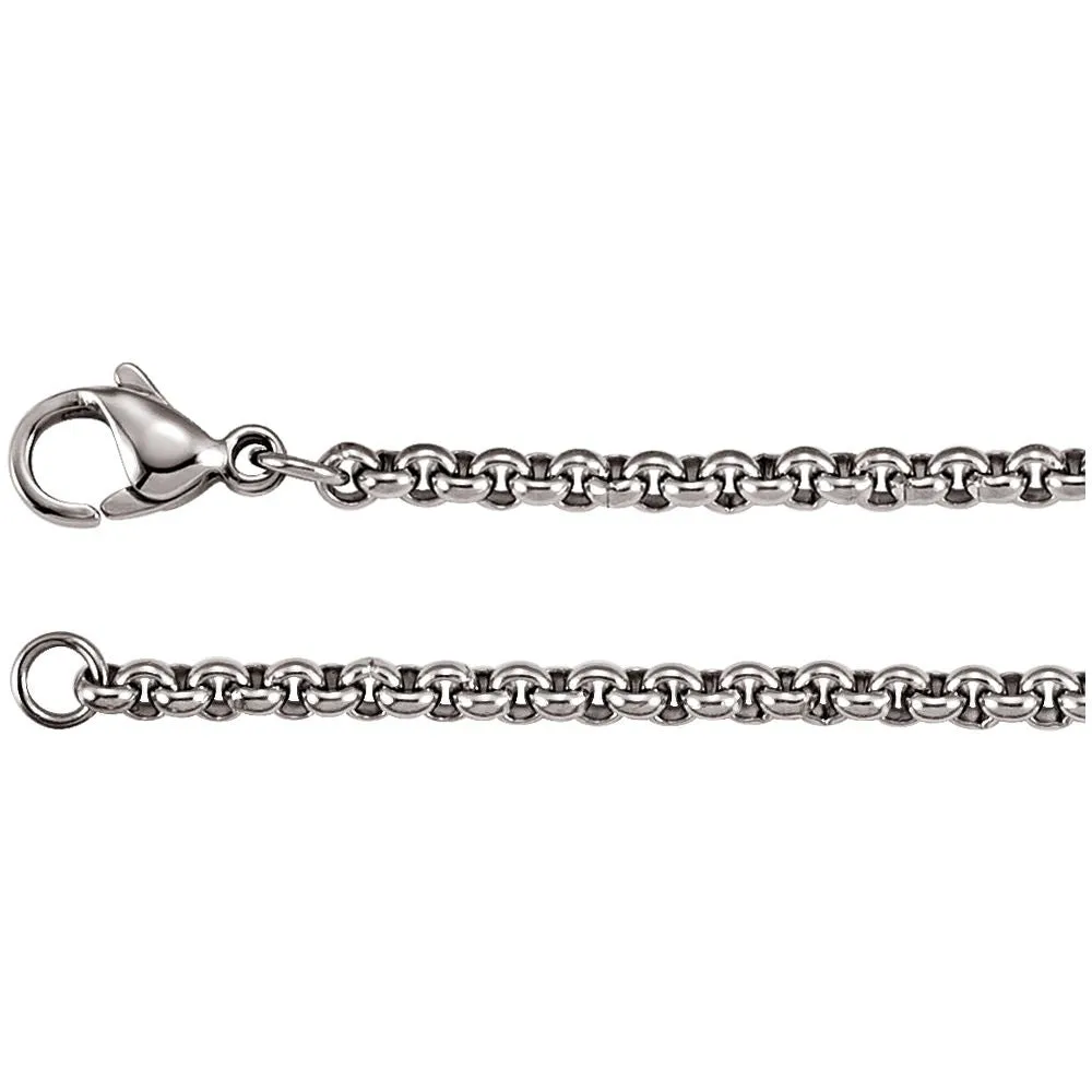 3mm Stainless Steel Rolo Chain