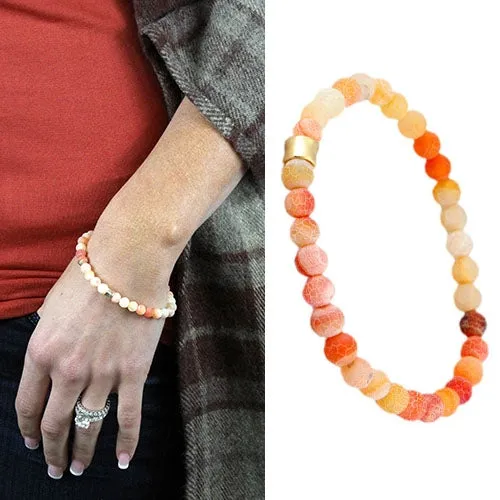 74494 - Natural Stone Beaded Bracelets