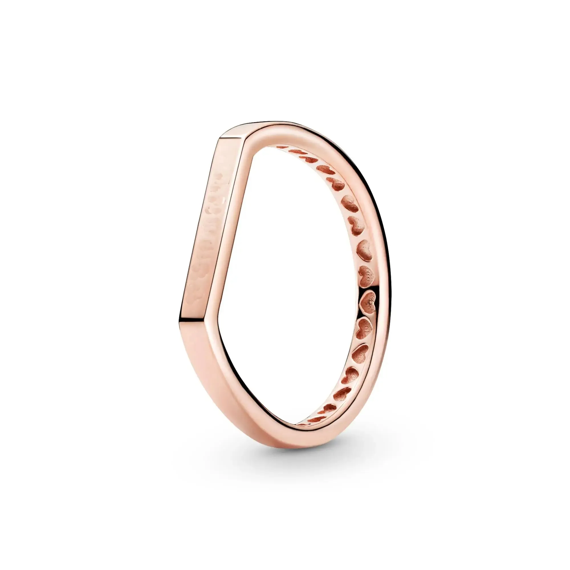 925 Silver Stackable Heart Daisy Flower Ring for Women