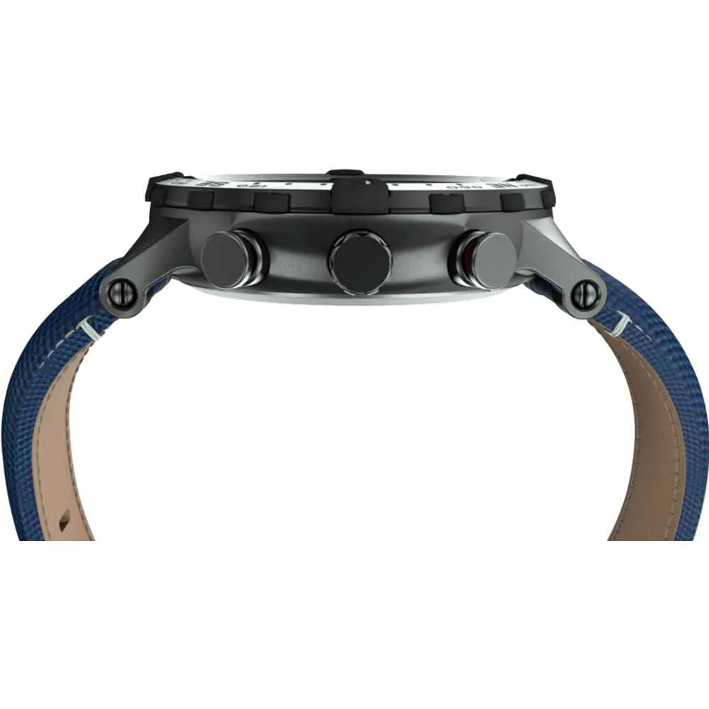 Allied 45mm Tide Temp Compass - Gunmetal & Blue