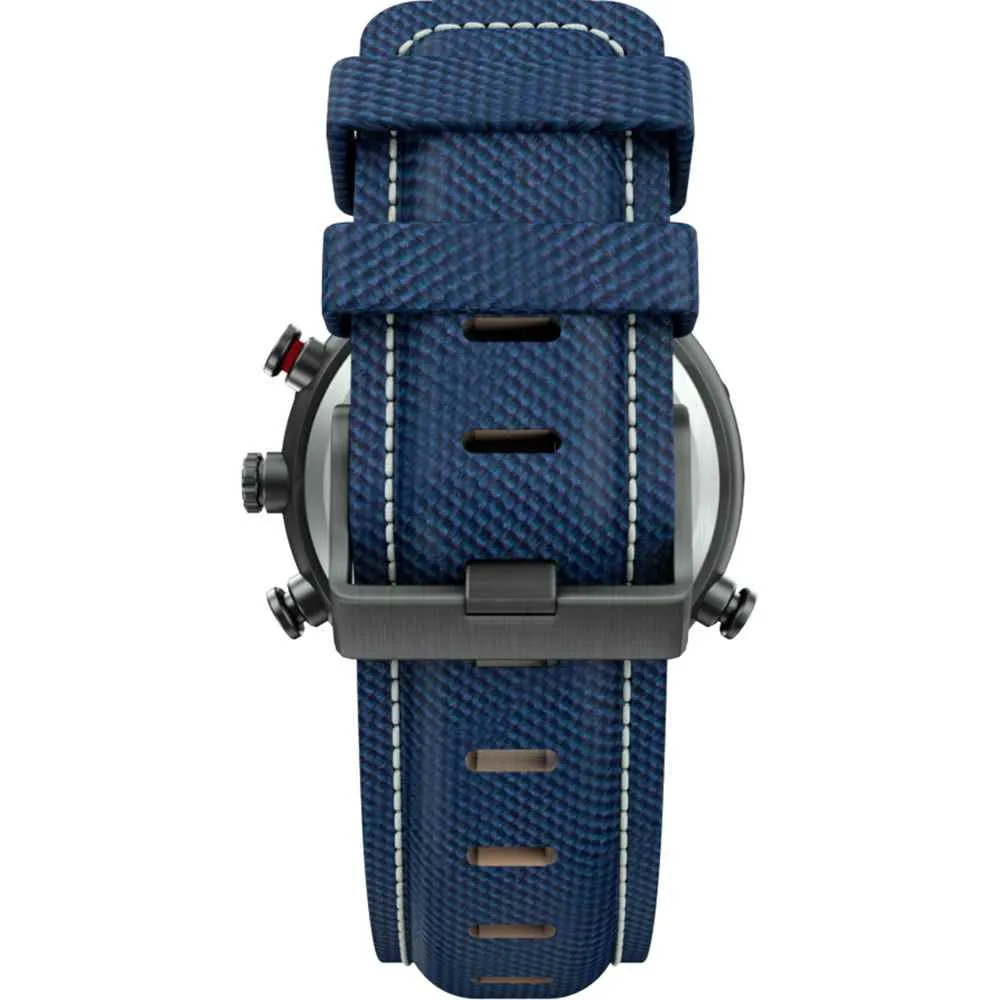 Allied 45mm Tide Temp Compass - Gunmetal & Blue