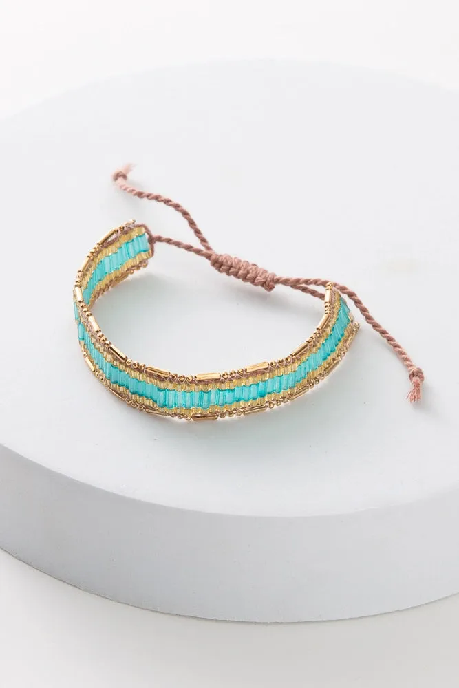 Aqua Weave Bracelet