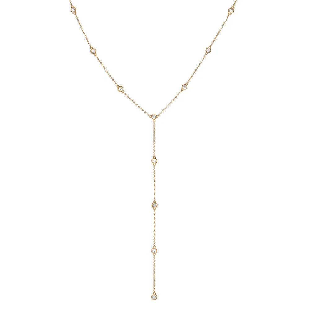 ATOM DIAMOND Y NECKLACE