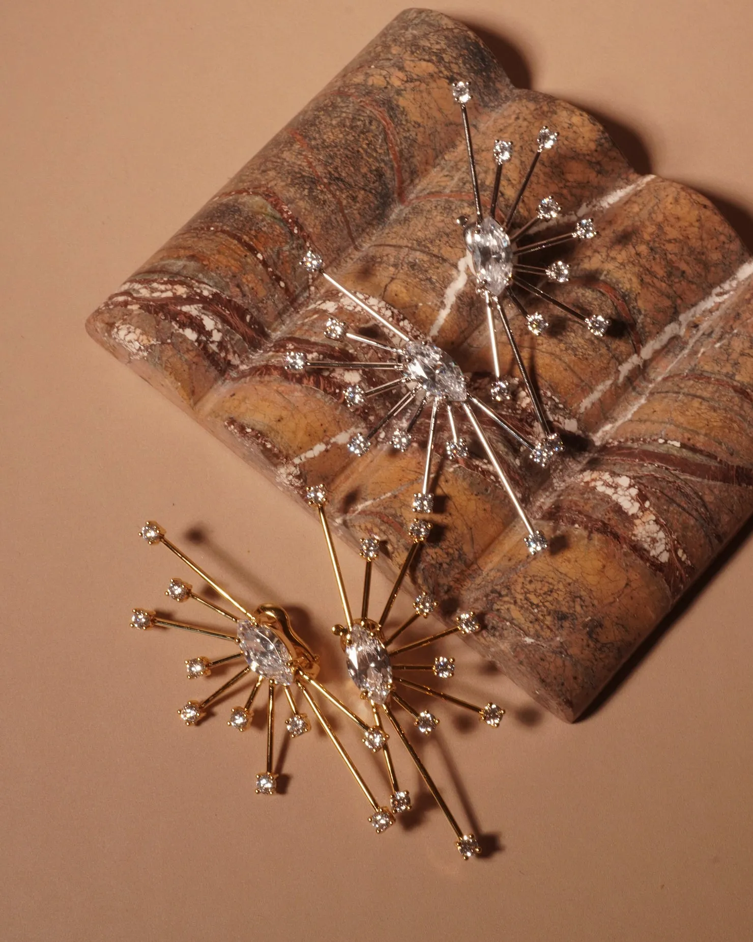 Atomica Earrings (Small/Silver)