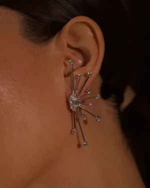 Atomica Earrings (Small/Silver)