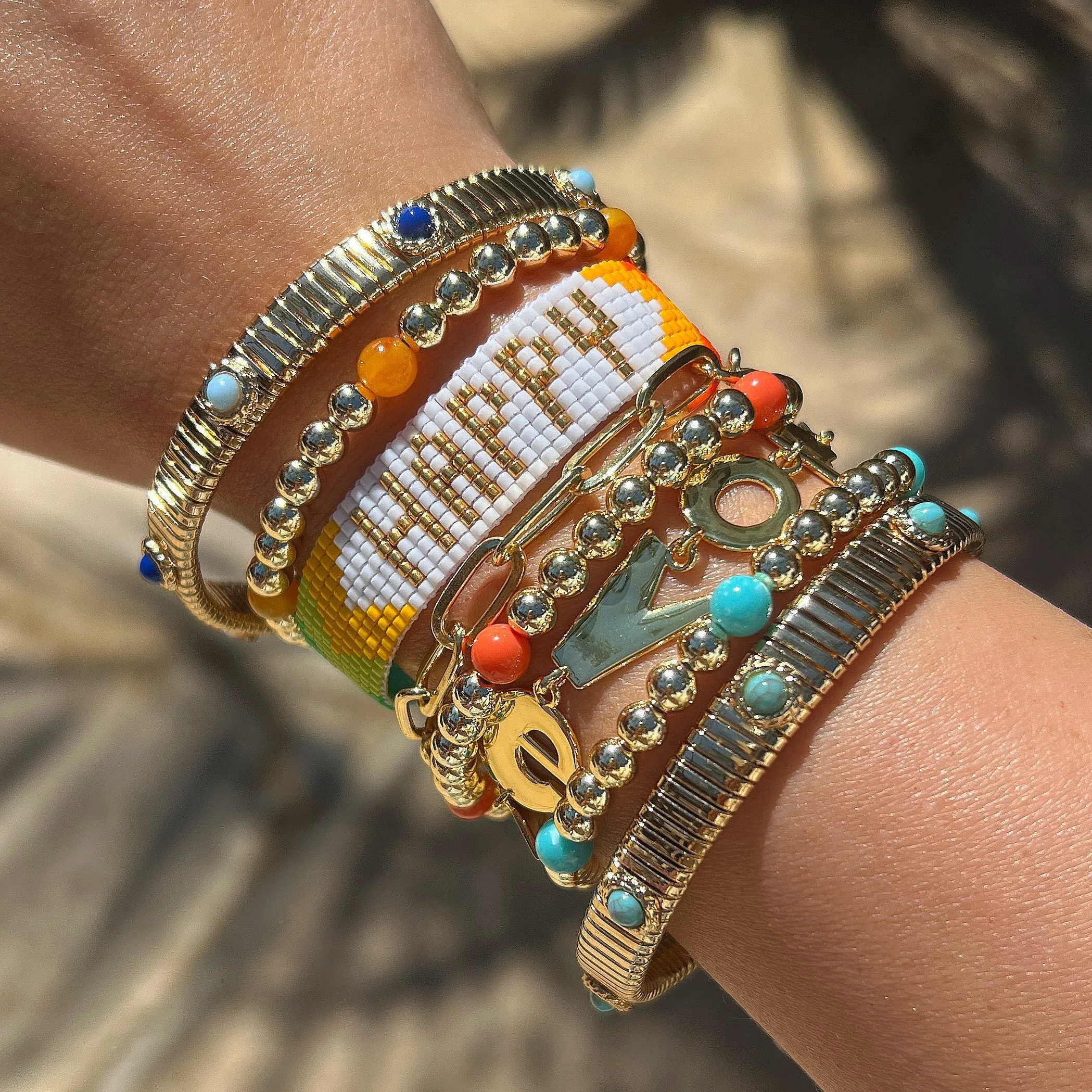 Beaded Bracelet Set