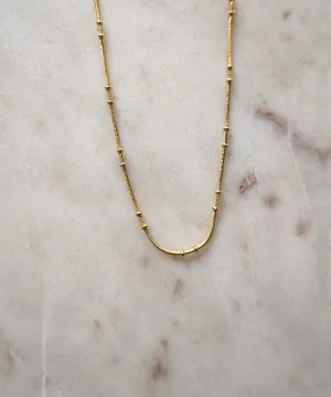 Beaded Snake Chain Necklace