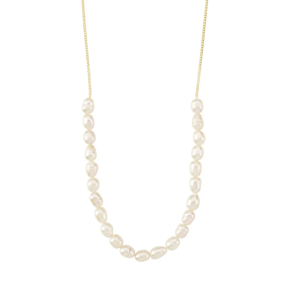 Berthe Pearl Necklace - Gold