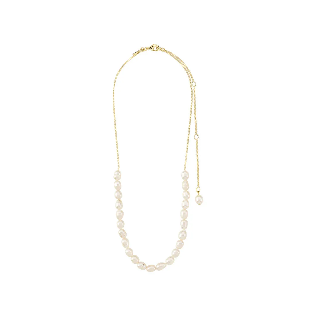 Berthe Pearl Necklace - Gold