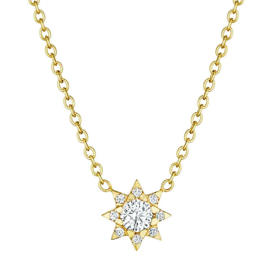 BESPOKE MOON, SUN AND STAR NECKLACE