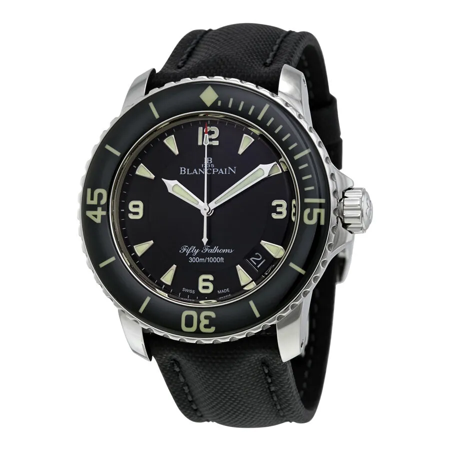 Blancpain Fifty Fathoms Automatic Black Dial Men's 5015-1130-52B