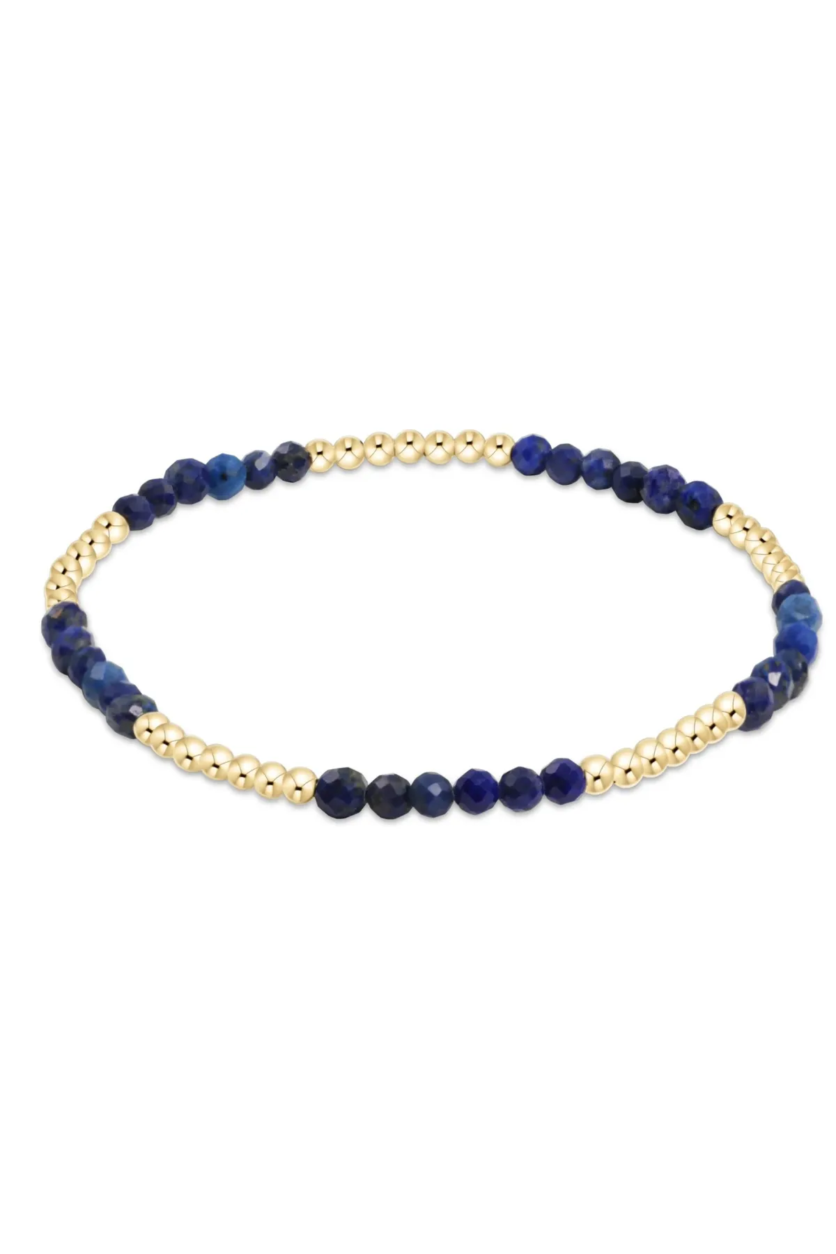 Blissful 2.5mm bracelet- Lapis