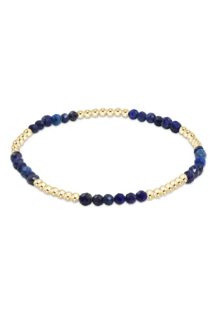 Blissful 2.5mm bracelet- Lapis