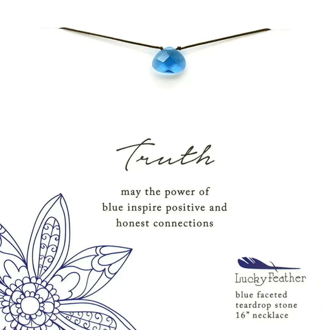 BLUE TRUTH COLOR POWER NECKLACE