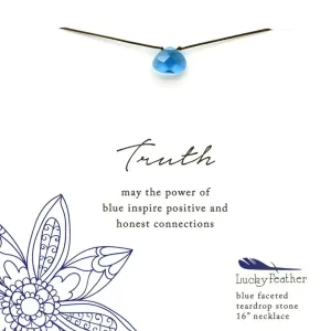 BLUE TRUTH COLOR POWER NECKLACE
