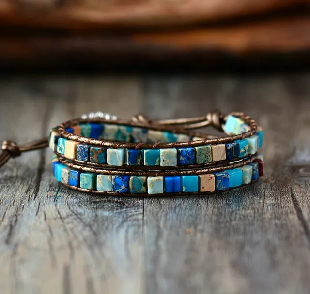 Boho Women Bracelet High Quality Mix Natural Stone