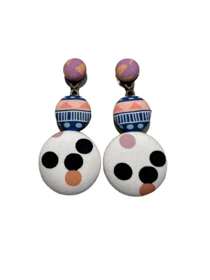 BOTÓN DE AZÚCAR- Big Earrings - Dots & Shapes
