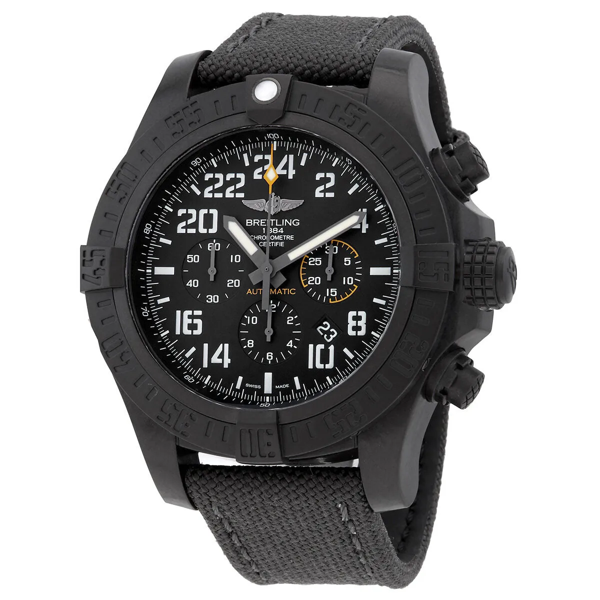Breitling Avenger Hurricane Chronograph Automatic Black Dial 50 mm Men's Watch XB1210E41B1W1