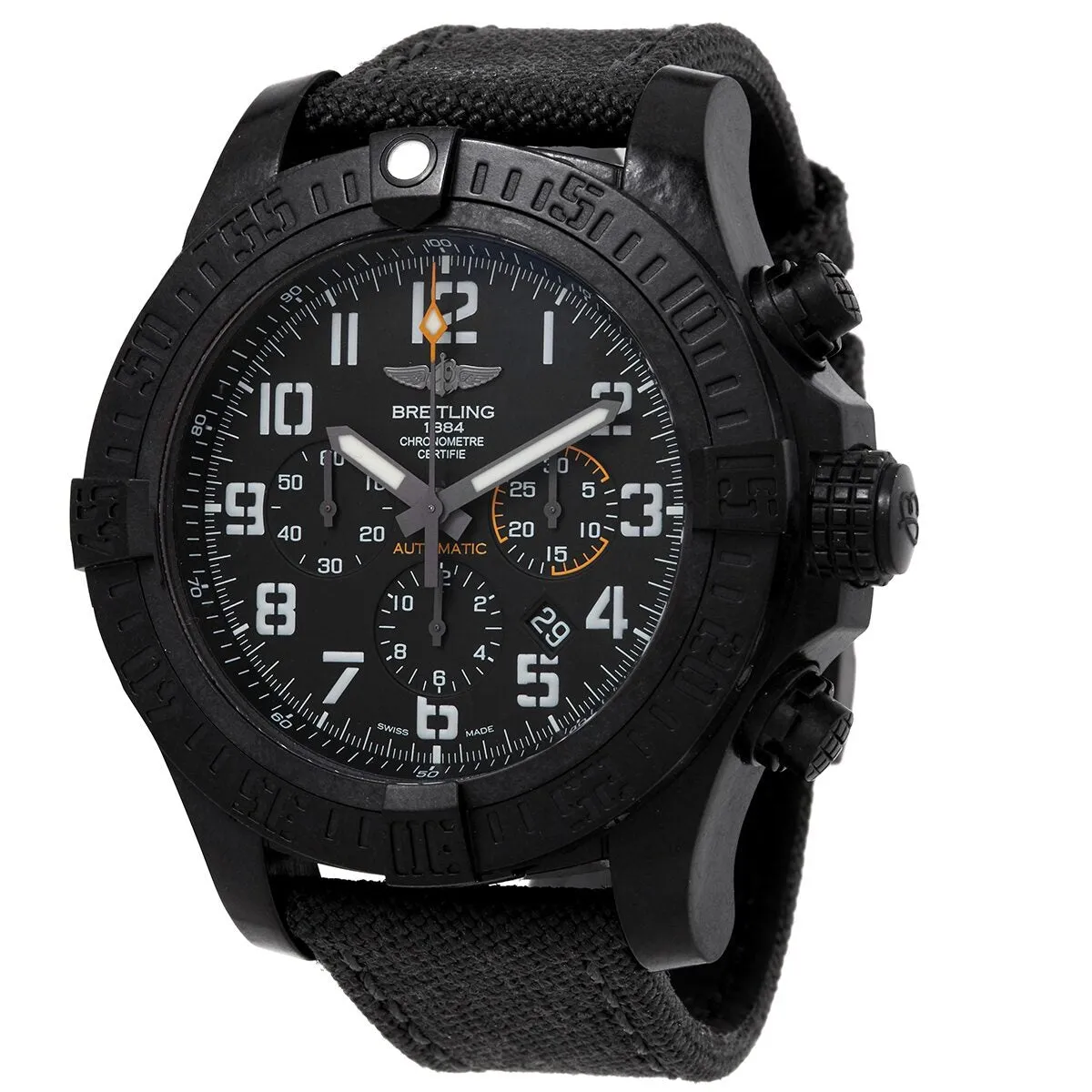 Breitling Avenger Hurricane Chronograph Automatic Black Dial Men's Watch XB0170E41B1W1