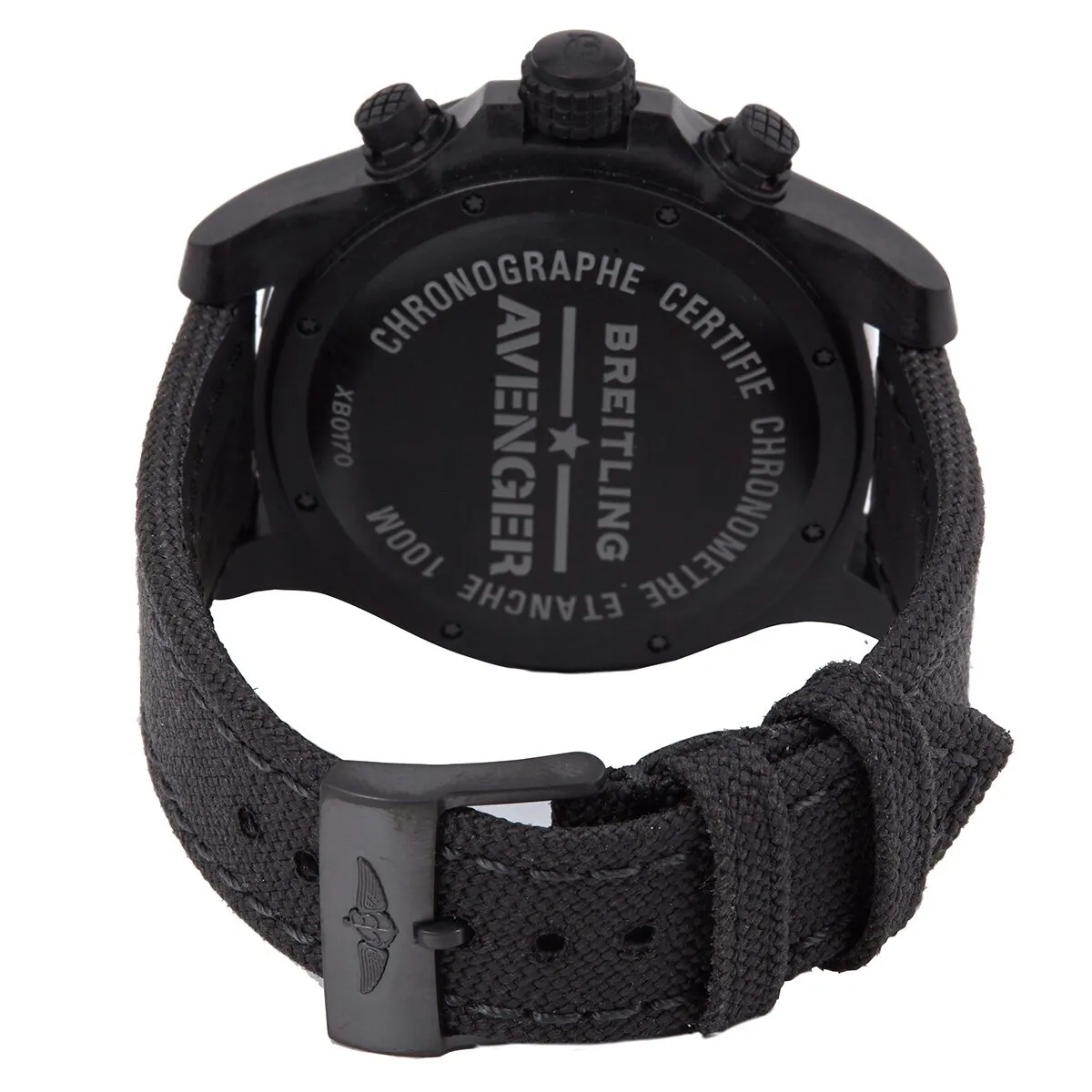 Breitling Avenger Hurricane Chronograph Automatic Black Dial Men's Watch XB0170E41B1W1
