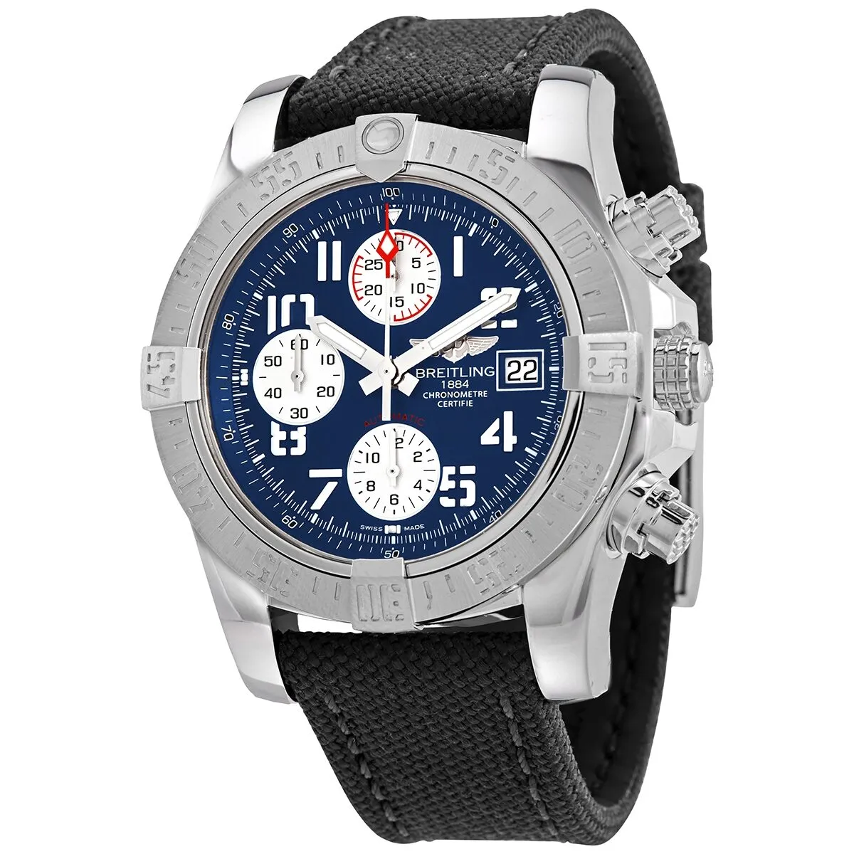 Breitling Avenger II Chronograph Automatic Mariner Blue Dial Men's Watch A13381111C1W1