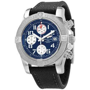 Breitling Avenger II Chronograph Automatic Mariner Blue Dial Men's Watch A13381111C1W1