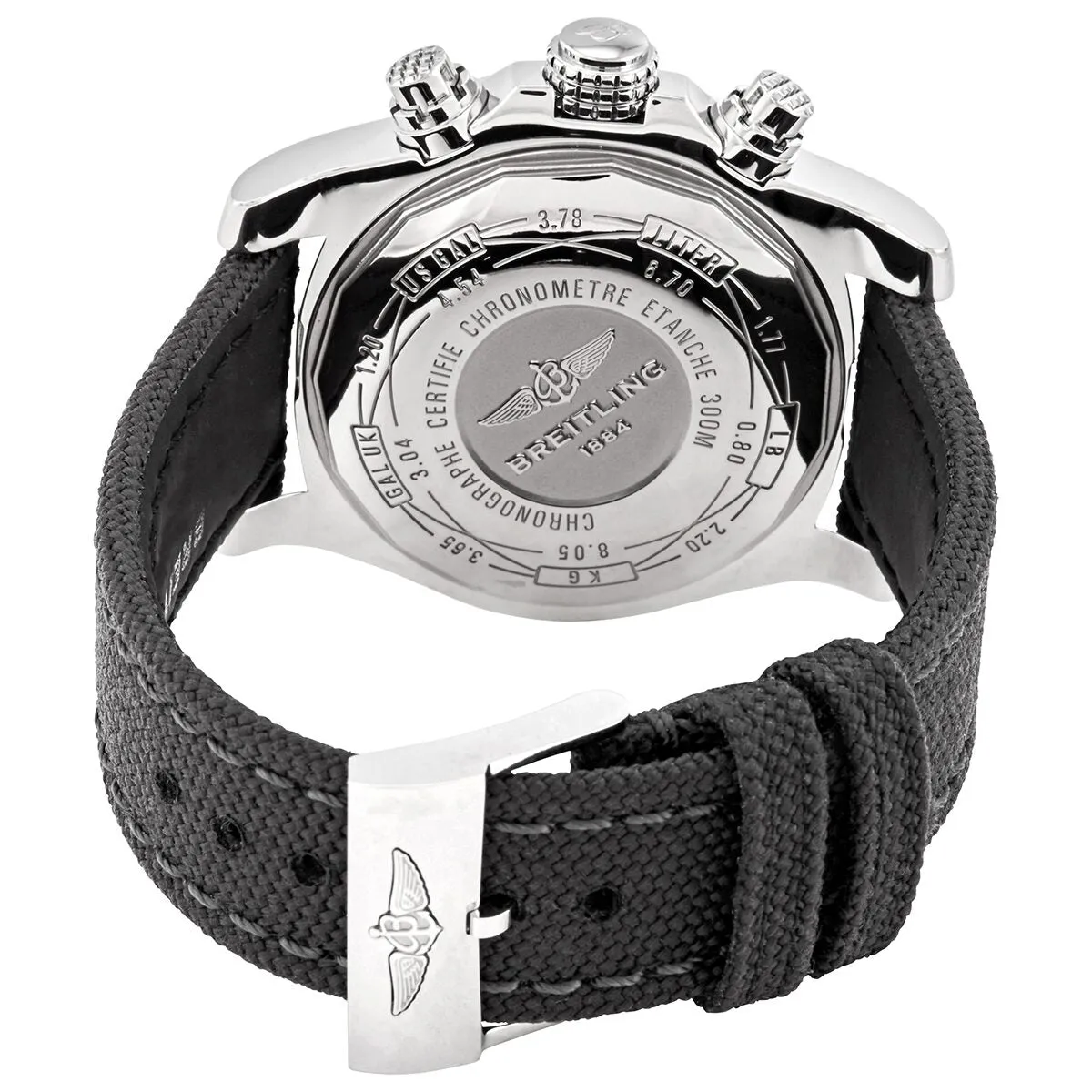 Breitling Avenger II Chronograph Automatic Volcano Black Dial Men's Watch A13381111B1W1