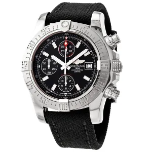 Breitling Avenger II Chronograph Automatic Volcano Black Dial Men's Watch A13381111B1W1