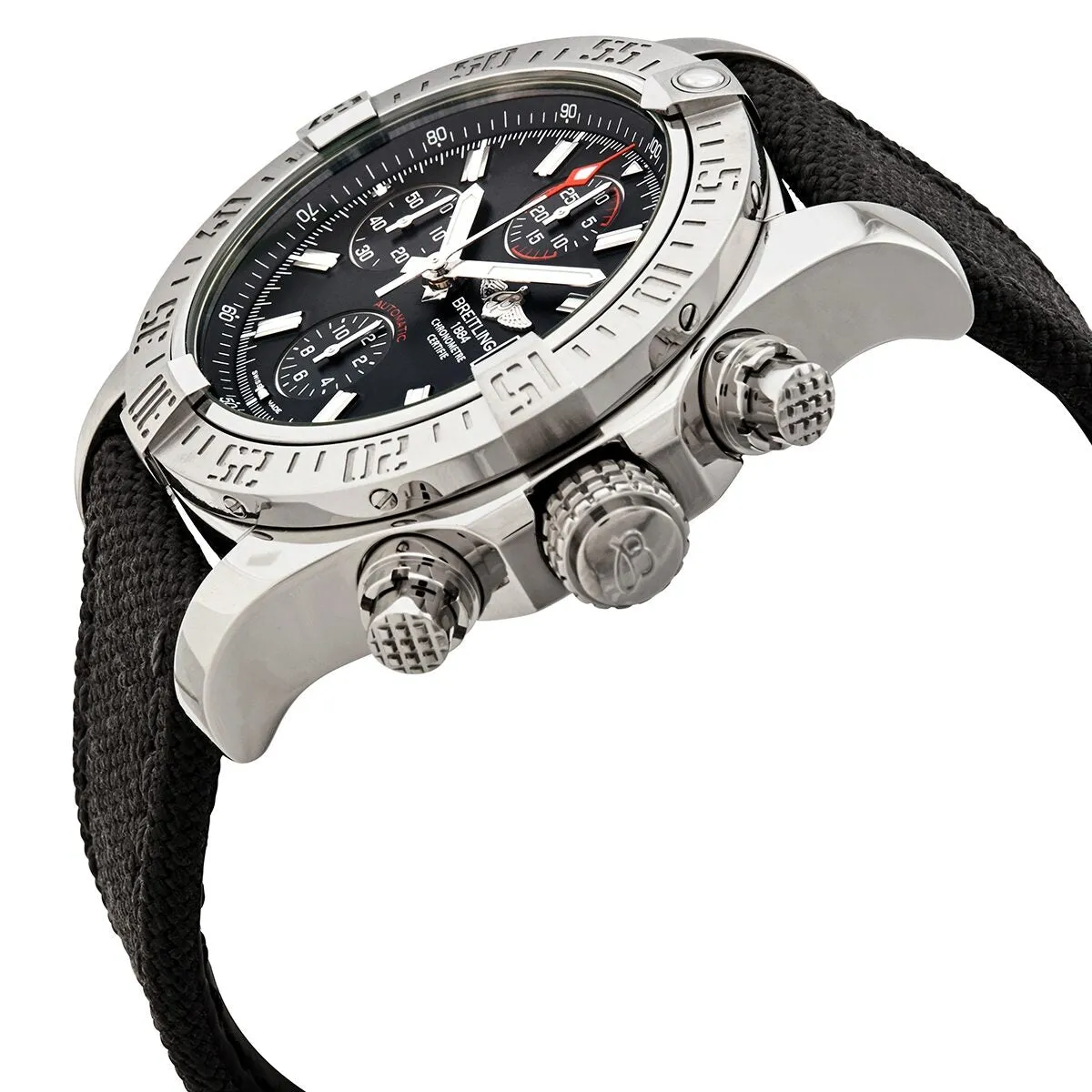 Breitling Avenger II Chronograph Automatic Volcano Black Dial Men's Watch A13381111B1W1