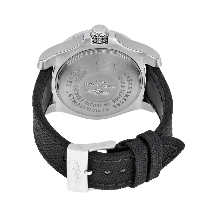 Breitling Avenger II Seawolf Automatic Black Dial Black Fabric Men's Watch A1733110-BC31BKFT A1733110-BC31-103W-A20BASA.1