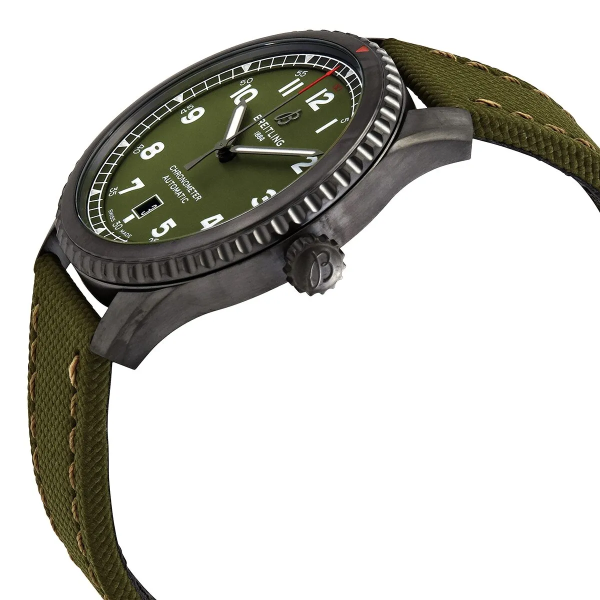 Breitling Aviator 8 Curtis Warhawk Automatic Chronometer Green Dial Men's Watch M173152A1L1X2