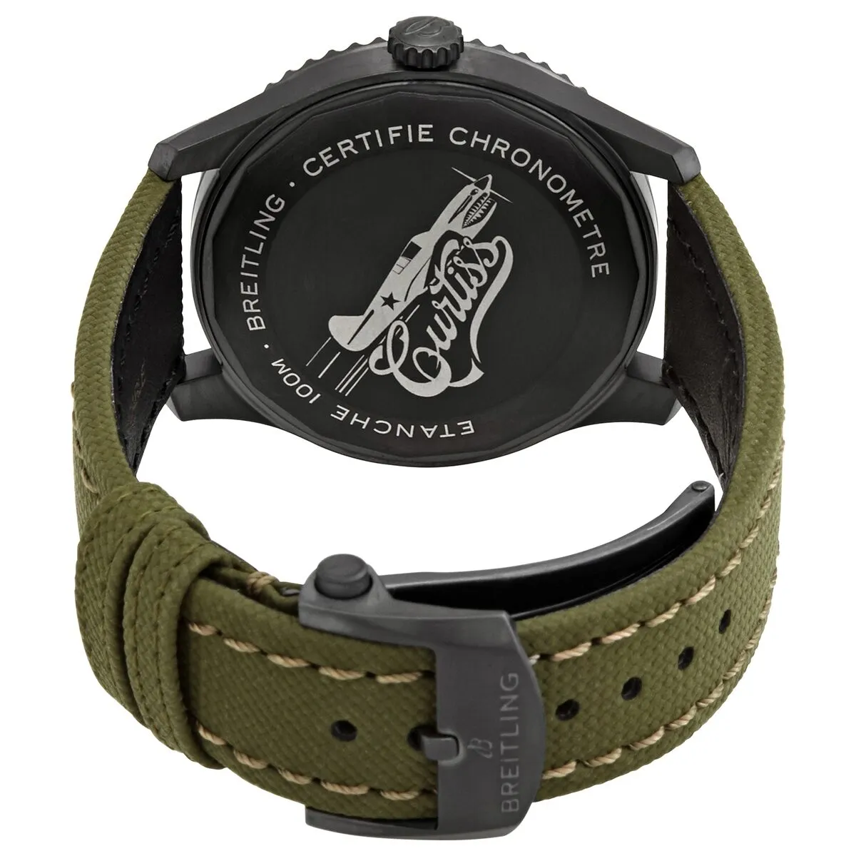 Breitling Aviator 8 Curtis Warhawk Automatic Chronometer Green Dial Men's Watch M173152A1L1X2