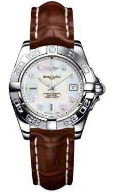 Breitling - Galactic 32 Stainless Steel - Croco Strap