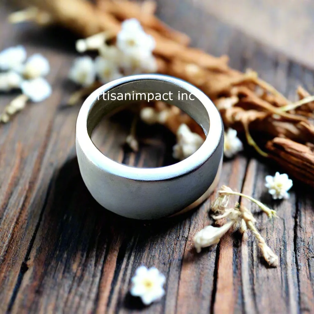 Brushed Silver Band - Sky Full Of Stars.