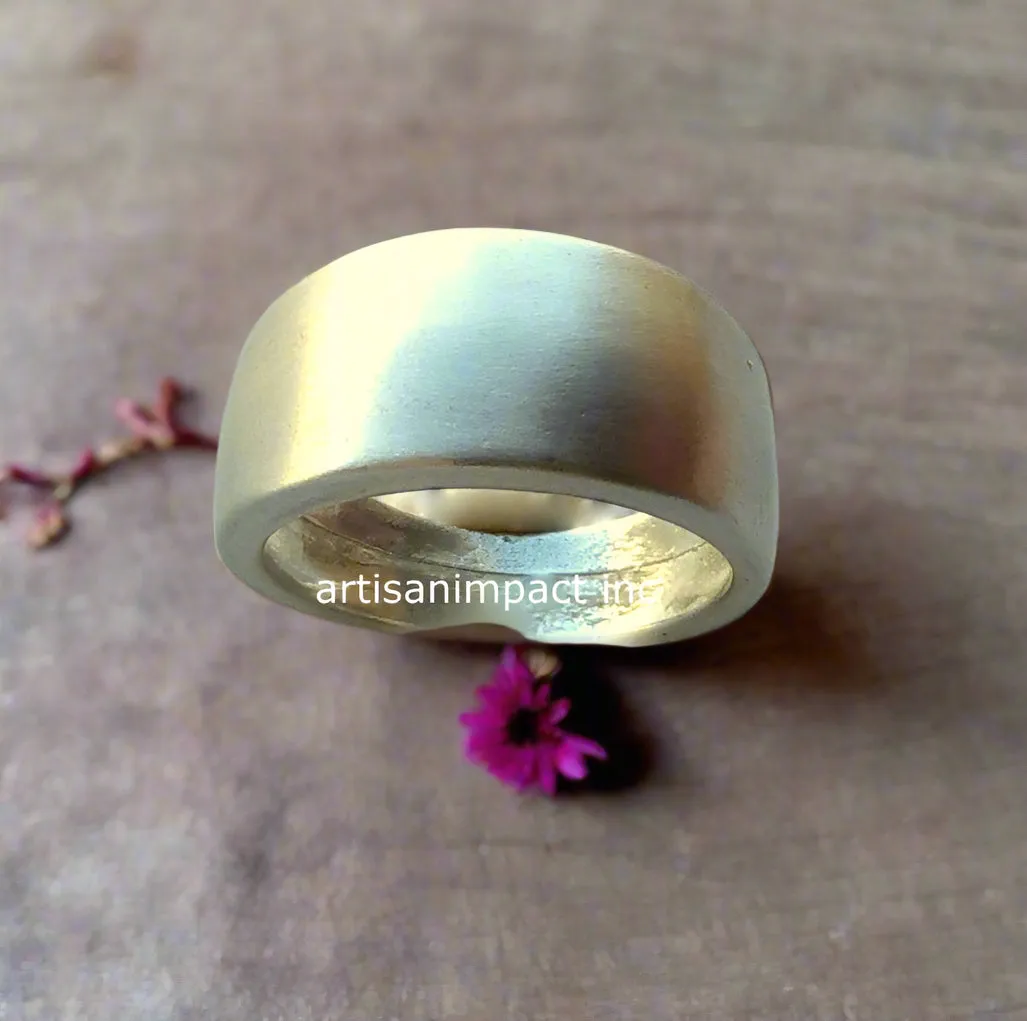 Brushed Silver Band - Sky Full Of Stars.
