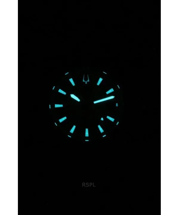 Bulova Marine Star Black Silicone Strap Yellow Dial Precisionist Quartz Diver's 200M 96B431 Men's Watch