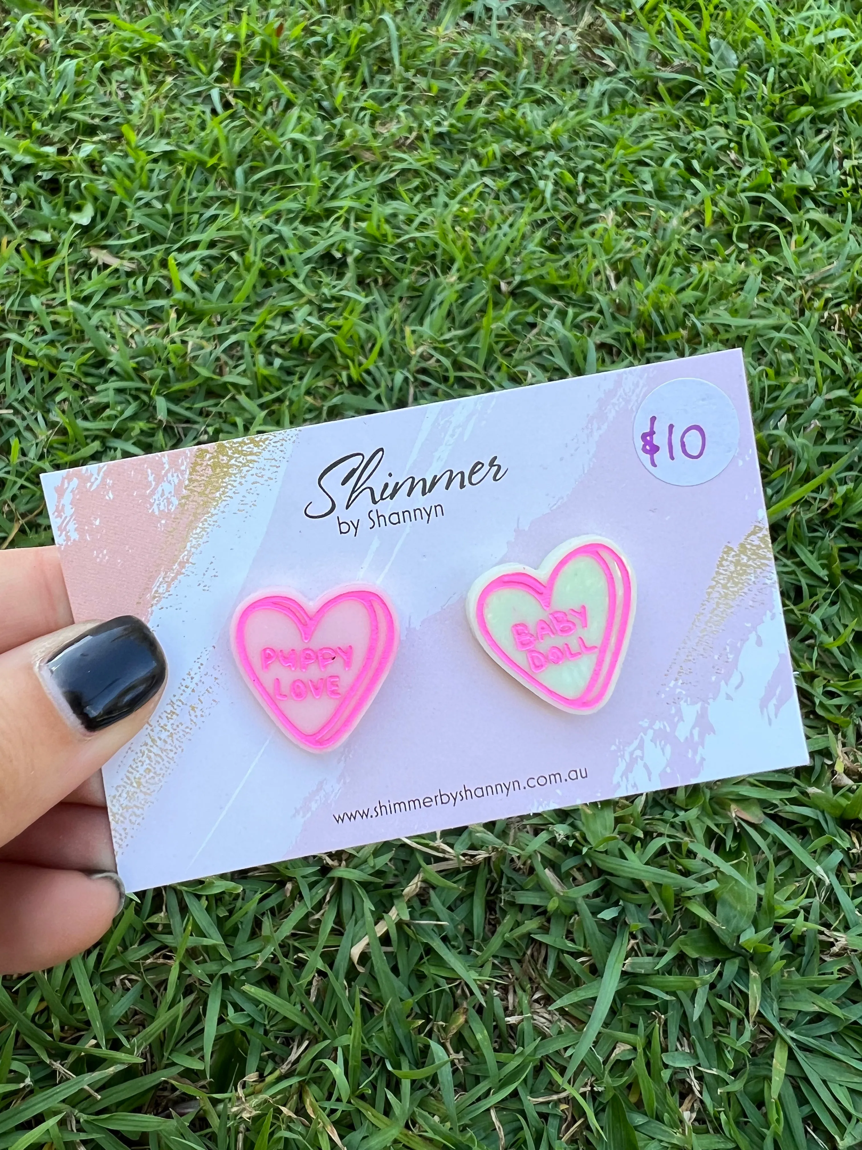 Candy Hearts - Stud
